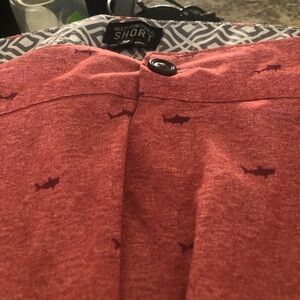 Men’s shorts. Size 38 waist. Has shark design.